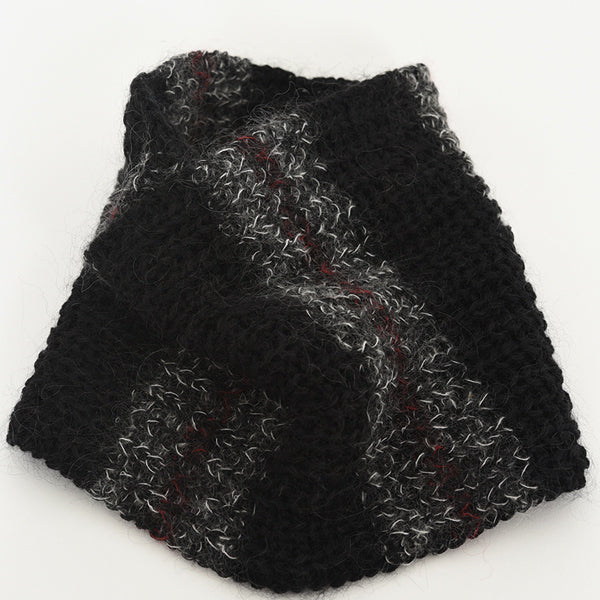SNOOD MOHAIR MIX BORDER
