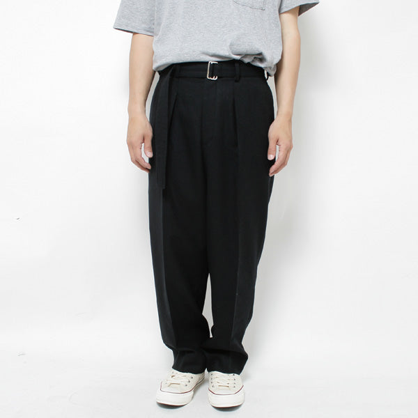 CLASSIC TROUSER ORGANIC WOOL WORSTED JAPAN FLANNEL