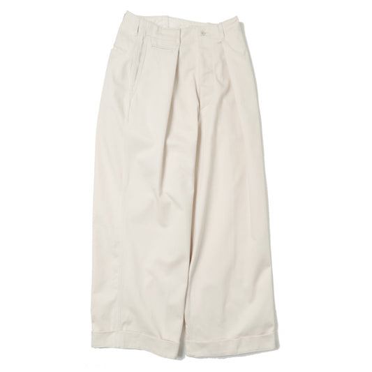  41 KHAKI WIDE ORGANIC COTTON DRILL (RAW WHITE)  