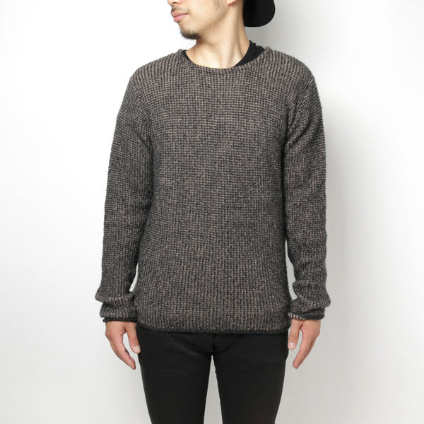 モヘアニット クルーネック