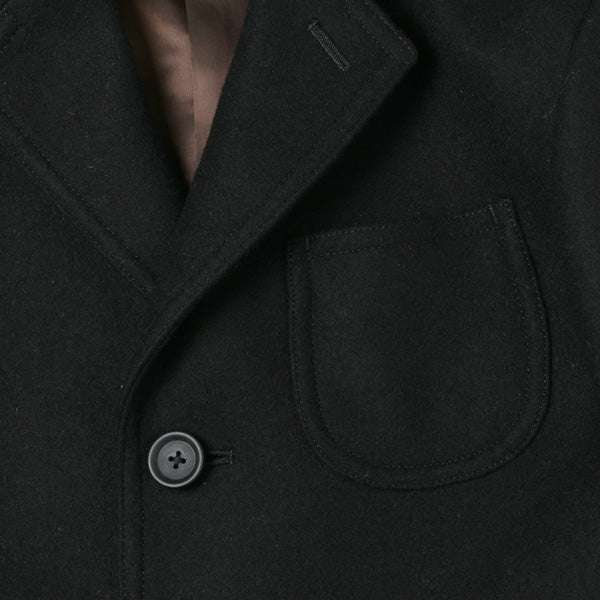 ソフトメルトン チェスターコート