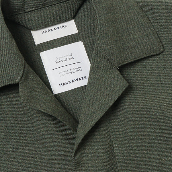 UTILITY SHIRTS ORGANIC WOOL SURVIVAL CLOTH - MARKAWARE 「Area」