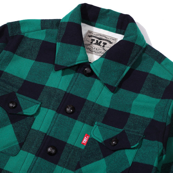 COTTON WOOL BUFFALO CHECK SHIRTS