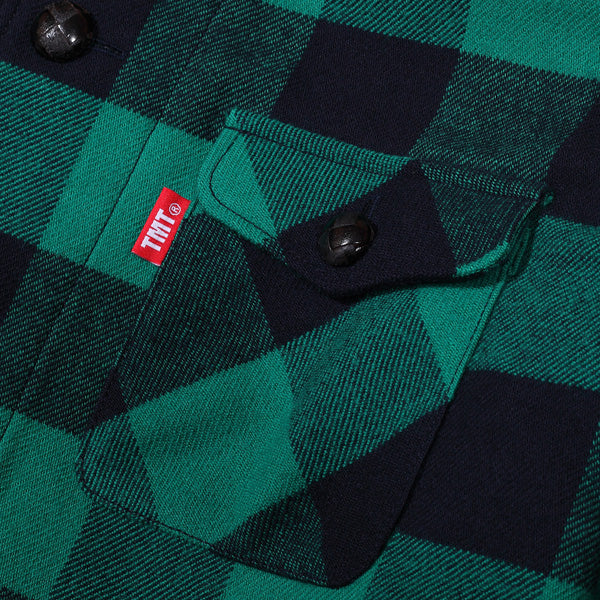 COTTON WOOL BUFFALO CHECK SHIRTS