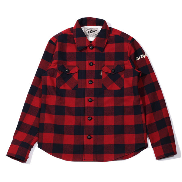 COTTON WOOL BUFFALO CHECK SHIRTS