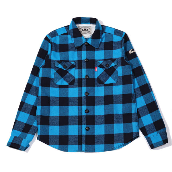 COTTON WOOL BUFFALO CHECK SHIRTS