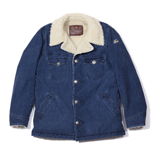 SULFIDE DYED SLUB CORDUROY BOA RANCH COAT