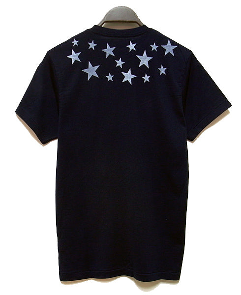 s/s vintage style t-shirts (M star on 30) (navy)