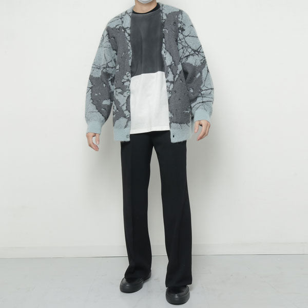 MOHAIR WJQ KNIT CARDIGAN (LEAF)