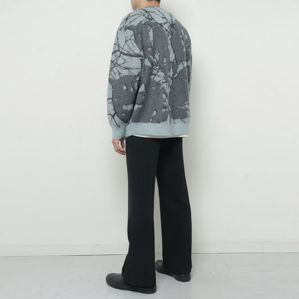 MOHAIR WJQ KNIT CARDIGAN (LEAF)