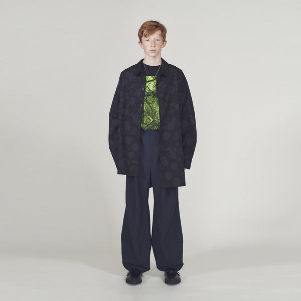 ASYMMETRY SHIRT BROAD ROSE MIX