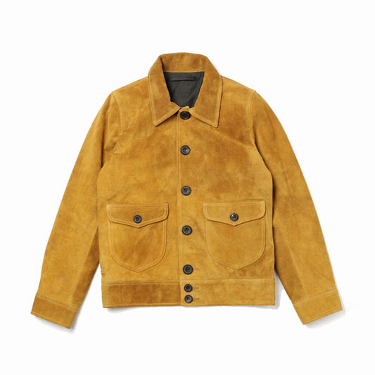  SUEDE COW LEATHER JACKET  