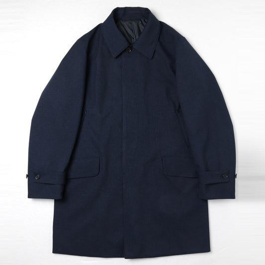  BAL COLLAR COAT LAMINATED POLYESTER SERGE  