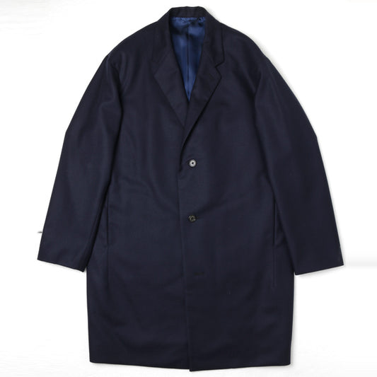  MINIMALIST COAT ORGANIC WOOL FLANNEL  