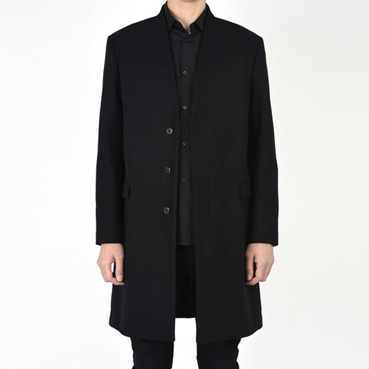  MIDDLE MELTON NO COLLAR CHESTER COAT  