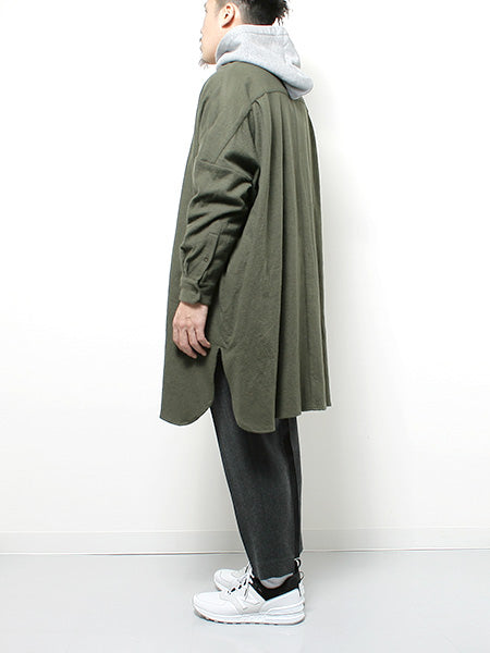 1TUCK PEGTOP BIG HERRINGBONE TWEED