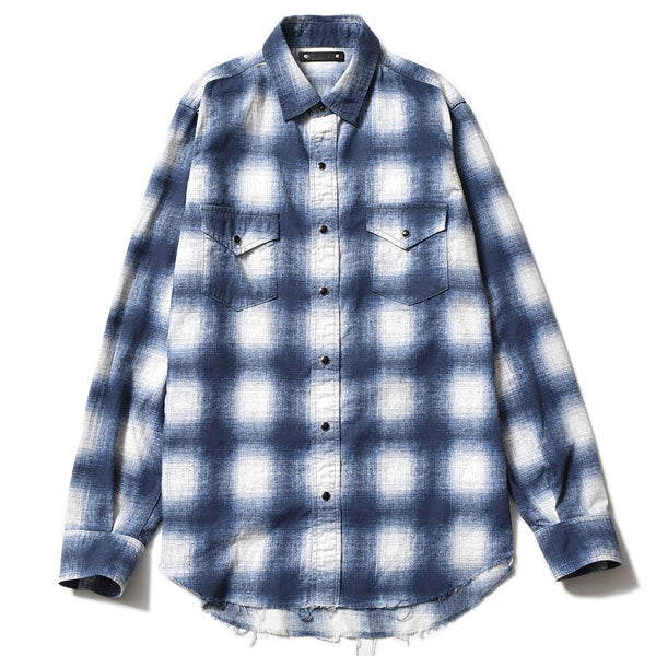 Smoky Ombre Check Western SH