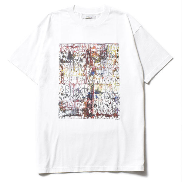 MINEDENIM-baanai EXPERIMENTALISM White T-SH