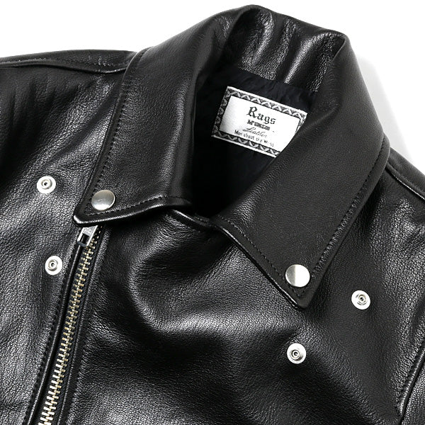 DOUBLE RIDERS STUDS LEATHER JACKET