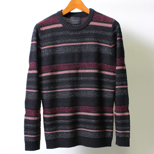  SPRITO x LAME CREW NECK KNIT  