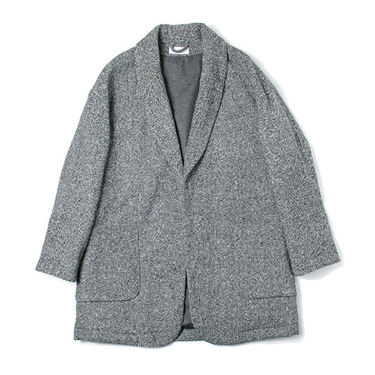  SHORT COAT HERRINGBONE TWEED  