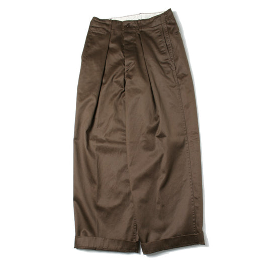  41KHAKI WIDE PANTS  