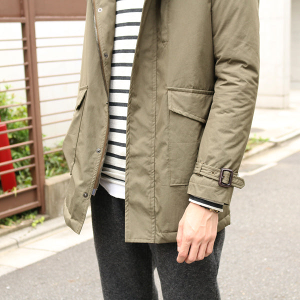 SUPIMA 100/2 WEATHER フーデッドコート