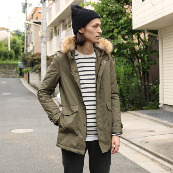 SUPIMA 100/2 WEATHER フーデッドコート