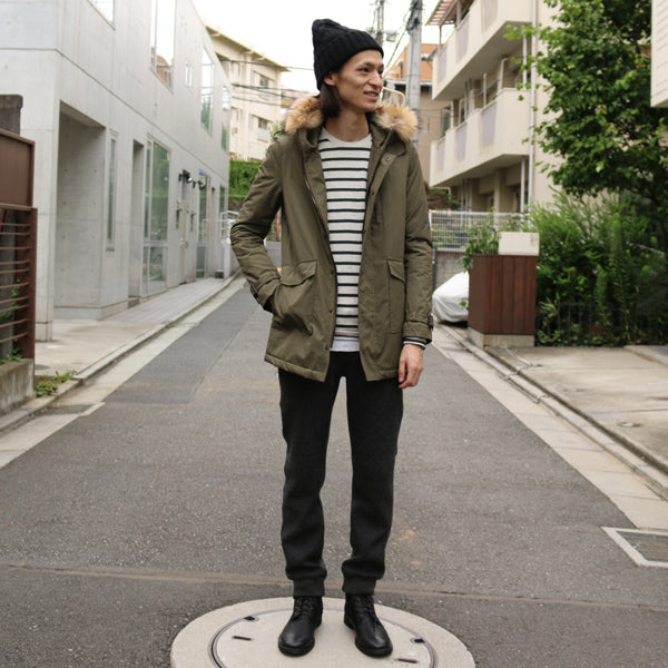SUPIMA 100/2 WEATHER フーデッドコート
