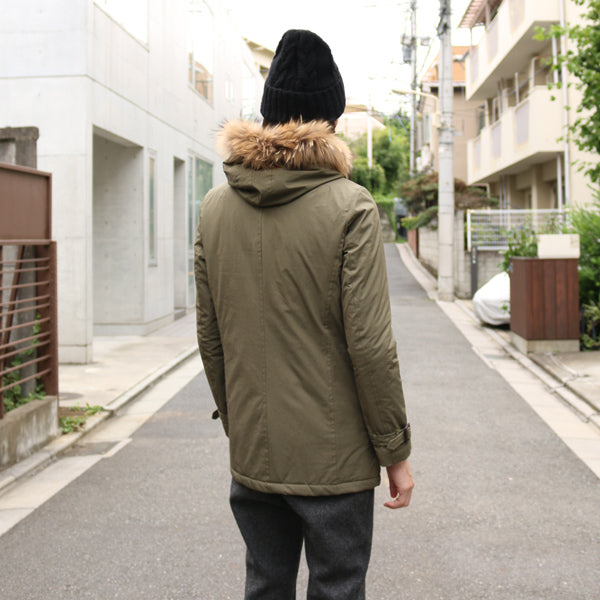SUPIMA 100/2 WEATHER フーデッドコート