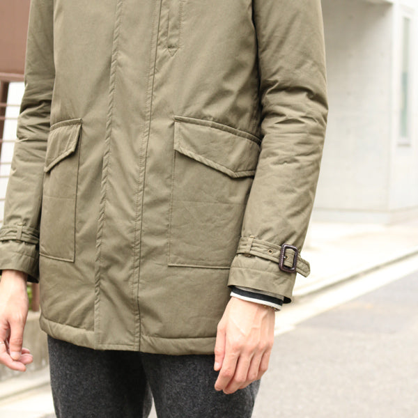 SUPIMA 100/2 WEATHER フーデッドコート
