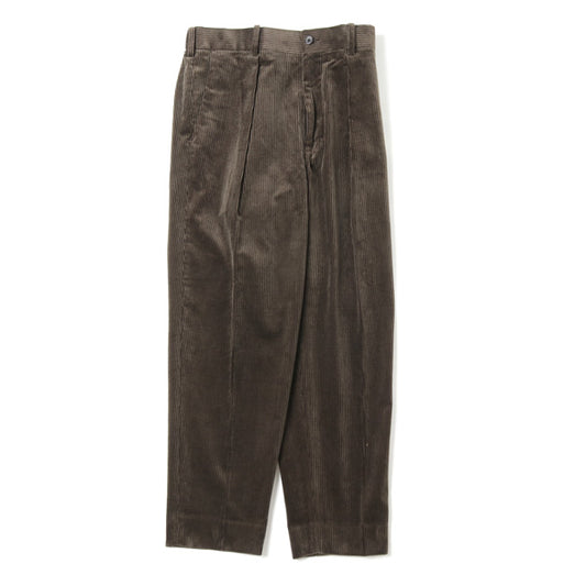  PLEAT FRONT PEGTOP ORGANIC COTTON CORDUROY  