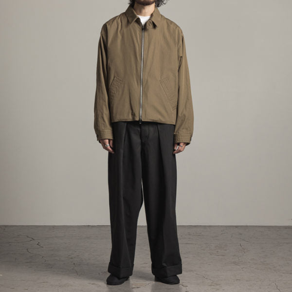 41 KHAKI WIDE ORGANIC COTTON DRY TWILL