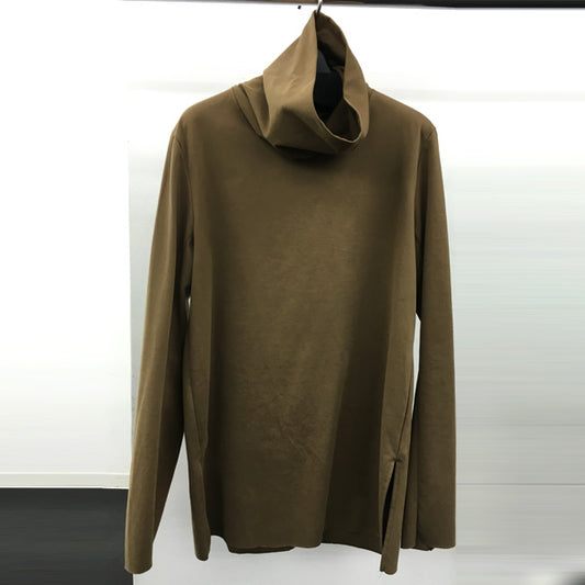  クールマックスモクロディスウェード タートルネックL/S  
