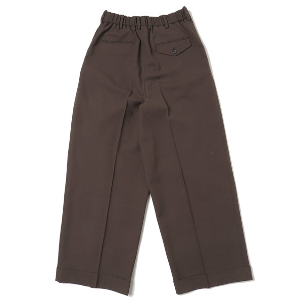 別注PLEATED WIDE TROUSERS ORGANIC WOOL SURVIVALCLOTH