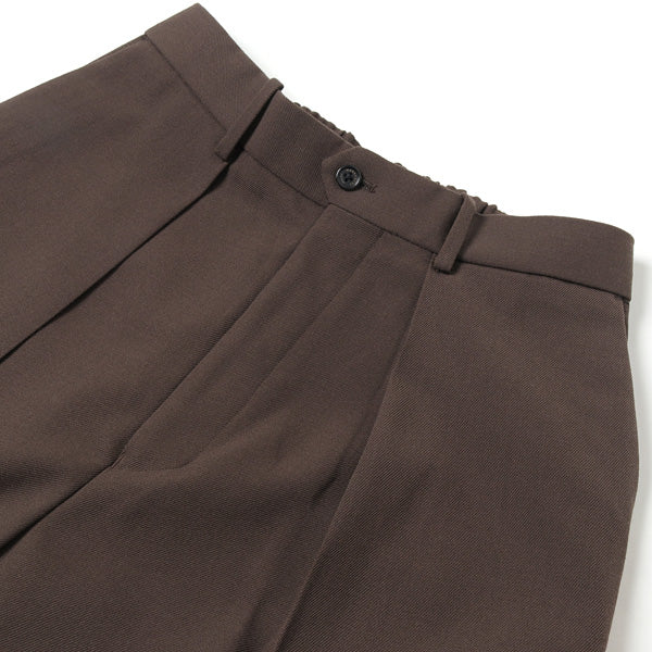 別注PLEATED WIDE TROUSERS ORGANIC WOOL SURVIVALCLOTH