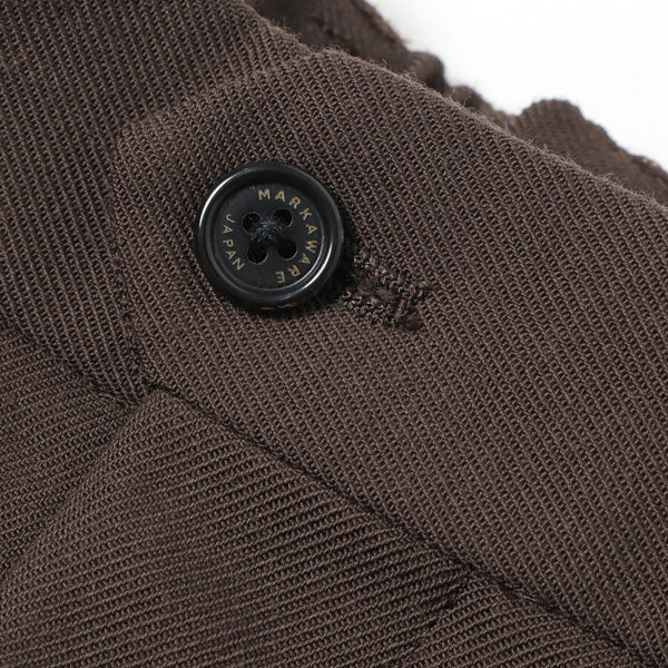 別注PLEATED WIDE TROUSERS ORGANIC WOOL SURVIVALCLOTH