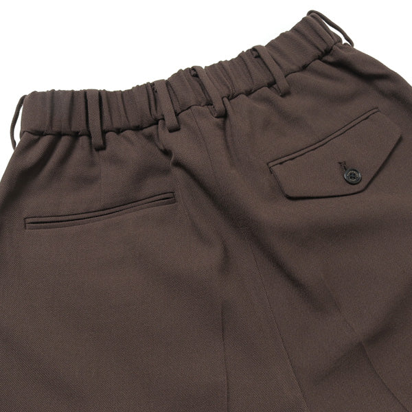 別注PLEATED WIDE TROUSERS ORGANIC WOOL SURVIVALCLOTH