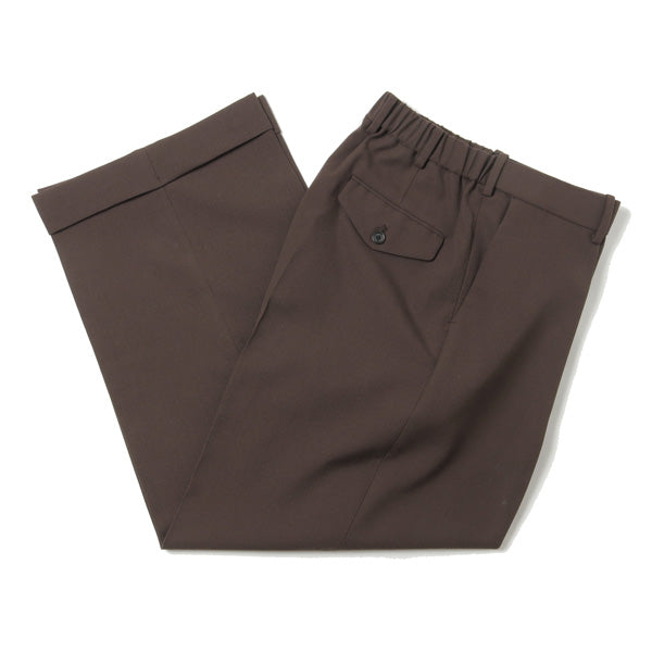 別注PLEATED WIDE TROUSERS ORGANIC WOOL SURVIVALCLOTH