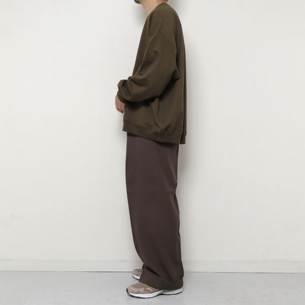 別注PLEATED WIDE TROUSERS ORGANIC WOOL SURVIVALCLOTH
