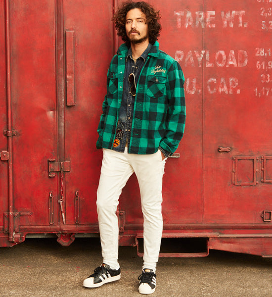 PIECE DYED BUFFALO CHECK SHIRTS