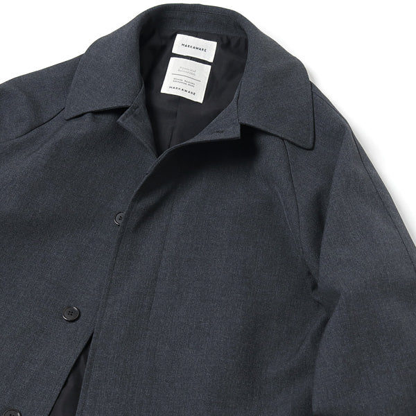 RAGLAN MINIMALIST COAT ORGANICWOOL SURVIVALCLOTH