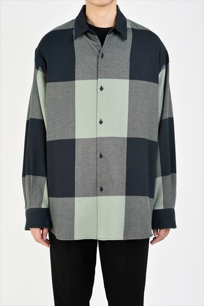 COTTON FLANNEL BUFFALO CHECK BIG SHIRT