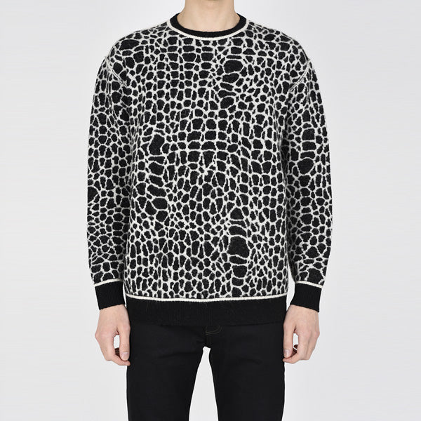 DOUBLE JACQUARD KNIT PULLOVER