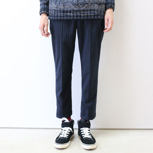  P/R HIPOWER STRETCH ANKLE STRIPE PANTS  