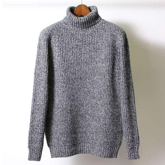  MELANGE TURTLE NECK KNIT  