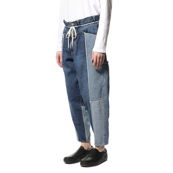 13.5ozデニム ペダルプッシャーパンツ