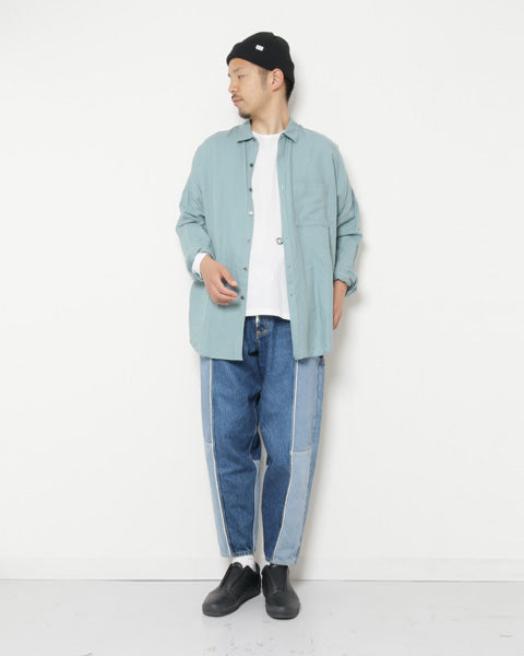 13.5ozデニム ペダルプッシャーパンツ