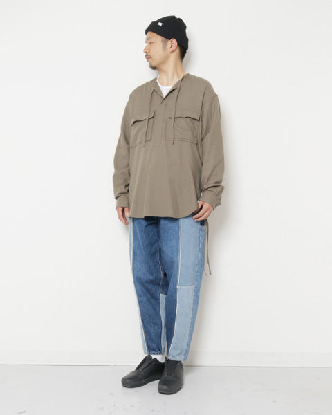 13.5ozデニム ペダルプッシャーパンツ