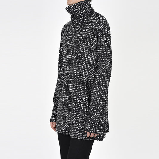  HIGH NECK BIG T-SHIRT INKJET STUDS  